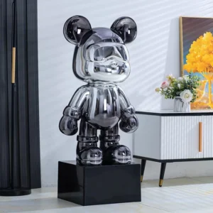 Creative Home Decoration Living Room Large Floor Decoration Resin Animal Statues Cartoon Bears