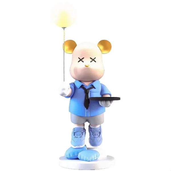 Large Light Bear Floor-standing Ornament, Home Accessories, Living Room TV Cabinet Side Lamp, Tray Doll, Can Light Up, Store - Image 5