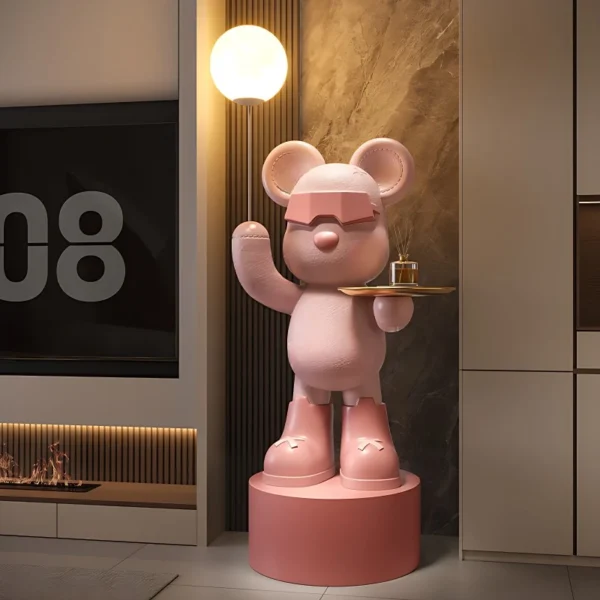 New Violent Bear Large Ornaments Living Room Decoration Light Luxury Large Floor Statues for Decoration Sculptures Decor - Image 2