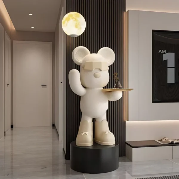 New Violent Bear Large Ornaments Living Room Decoration Light Luxury Large Floor Statues for Decoration Sculptures Decor - Image 3