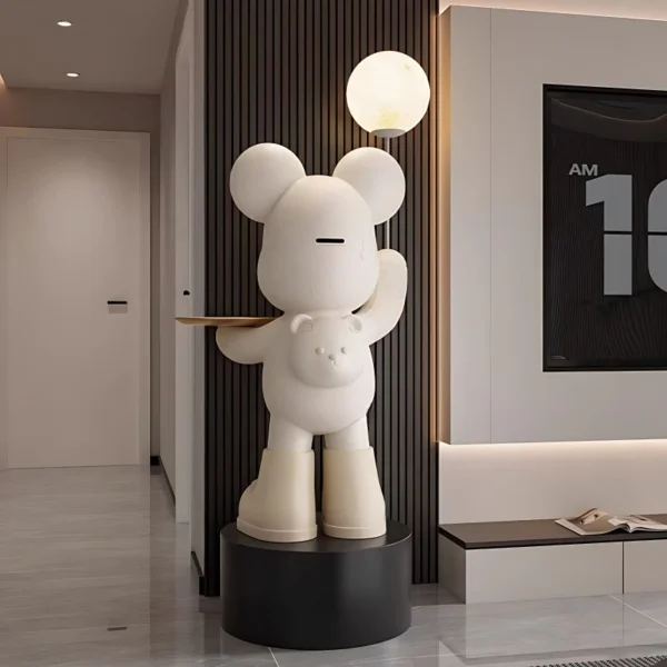 New Violent Bear Large Ornaments Living Room Decoration Light Luxury Large Floor Statues for Decoration Sculptures Decor - Image 4