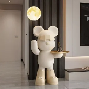 New Violent Bear Large Ornaments Living Room Decoration Light Luxury Large Floor Statues for Decoration Sculptures Decor
