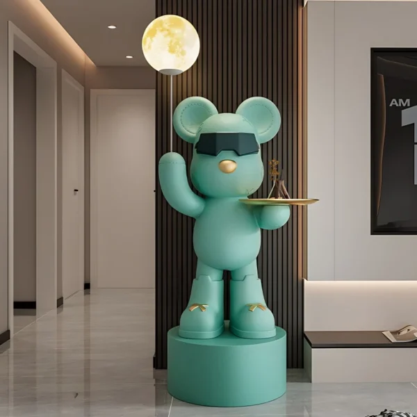 New Violent Bear Large Ornaments Living Room Decoration Light Luxury Large Floor Statues for Decoration Sculptures Decor - Image 5