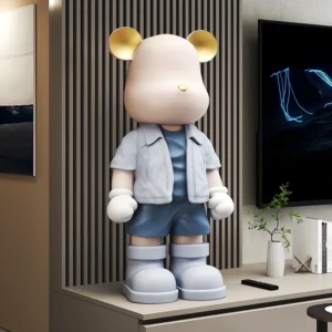 Violent Bear Large Floor-standing Ornaments, Home Living Room Sofa TV Cabinet Decorations, Housewarming Gifts