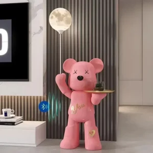 Violent Bear Living Room Floor-standing Ornaments Bluetooth Speakers Piggy Bank Sofa TV Cabinet Light Luxury Decorations