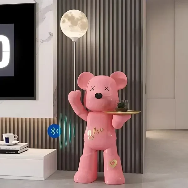 Violent Bear Living Room Floor-standing Ornaments Bluetooth Speakers Piggy Bank Sofa TV Cabinet Light Luxury Decorations